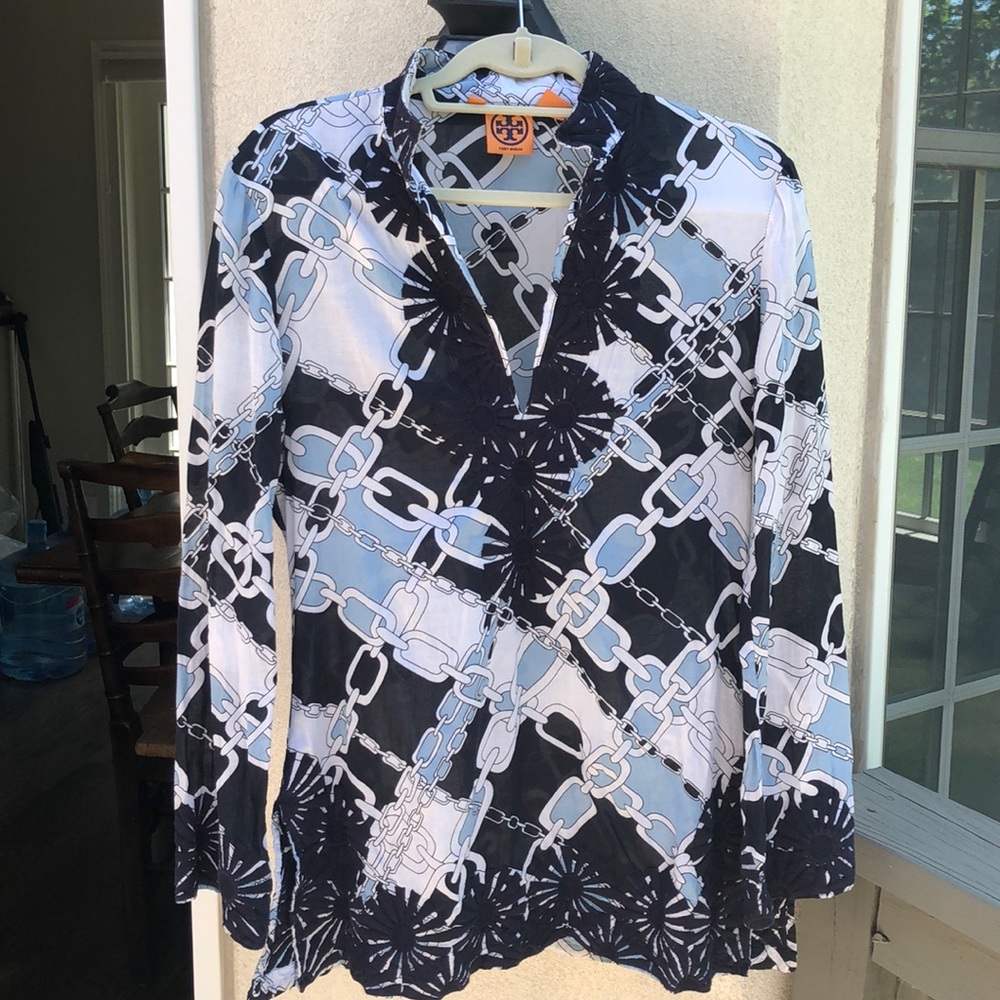 Tory Burch summer weight tunic size 10
